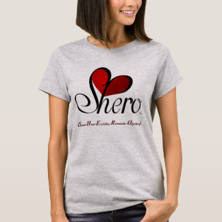 "Shero" -毎日彼女は灰色に立ちます Tシャツ