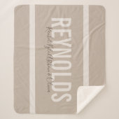 Sherpaのパーソナライズな一流のブランケット シェルパブランケット (正面)