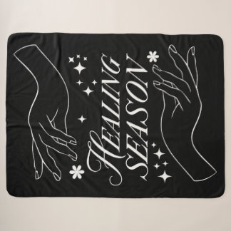 Sherpa Blanket | 癒しの季節 ラインアート シェルパブランケット