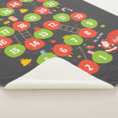 Sherpa Blanket Custom Gift Board Game Grey シェルパブランケット (3/4)