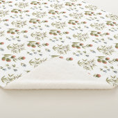 Sherpa Blanket - Flowers Pattern シェルパブランケット (3/4)