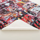 Sherpa Blanket – Fragmented Pulse シェルパブランケット (3/4)