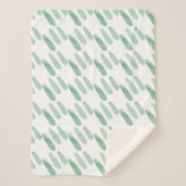 Sherpa Blanket - Green Pattern シェルパブランケット (正面)