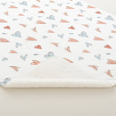 Sherpa Blanket - Hearts Pattern シェルパブランケット (3/4)