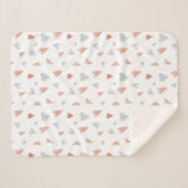 Sherpa Blanket - Hearts Pattern シェルパブランケット (正面(横))