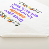 Sherpa blanket hockey gift does coach know シェルパブランケット (3/4)