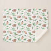 Sherpa Blanket (Small) - Autumn Pattern シェルパブランケット (正面(横))