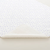 Sherpa Blanket (Small) - Purple Dots Pattern シェルパブランケット (3/4)