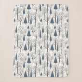 Sherpa Blanket (Small) - Winter Pattern シェルパブランケット (正面)