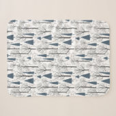 Sherpa Blanket (Small) - Winter Pattern シェルパブランケット (正面(横))