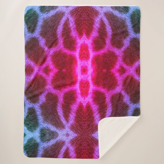 Sherpa Blanket Zebra シェルパブランケット (正面)