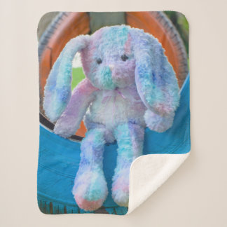 sherpa fleece blanket cute rabbit シェルパブランケット