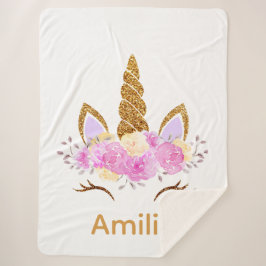 Sherpa Unicorn Blanket シェルパブランケット