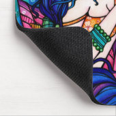 "Sherriella"の人魚のファンタジーの妖精のカメ マウスパッド (コーナー)