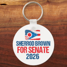 Sherrod Brown for Senate 2026 Election Ohio Flag キーホルダー