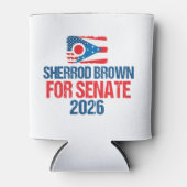 Sherrod Brown for Senate 2026 Election Ohio Flag 缶クーラー (正面)