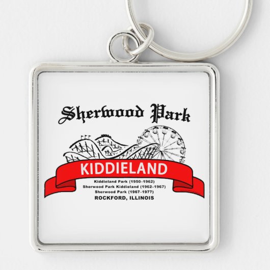 Sherwood Park Kiddieland, Rockford, IL.娯楽 キーホルダー (正面)