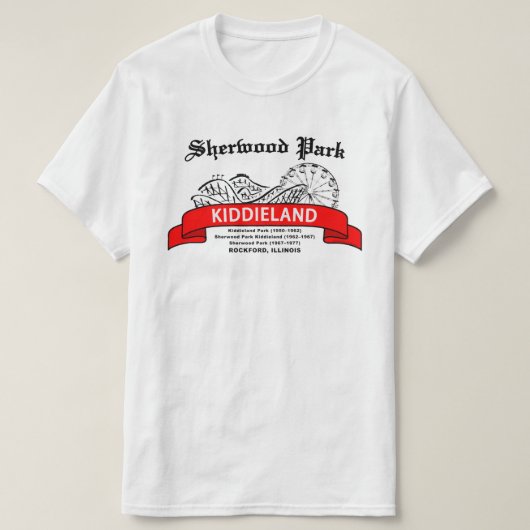 Sherwood Park Kiddieland, Rockford, IL. Tシャツ (デザイン正面)