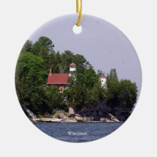 Sherwood Point Lighthouse 2 sided ornament セラミックオーナメント