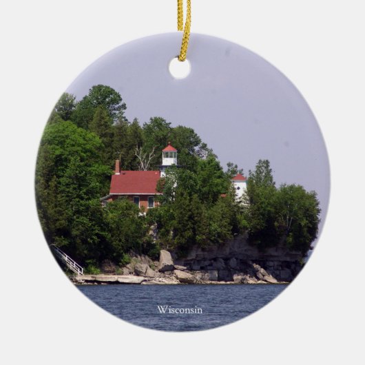 Sherwood Point Lighthouse 2 sided ornament セラミックオーナメント (正面)