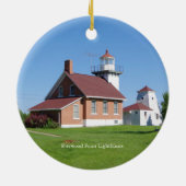 Sherwood Point Lighthouse 2 sided ornament セラミックオーナメント (裏面)