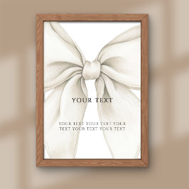 Shes結び目のブライダルシャワー任意のテーブル記号 フォトプリント