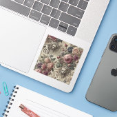 She's 得 C爪 – ゴシックフローラ シール (ノートパソコンとiPhone)