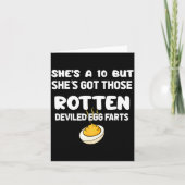 She's A 10 But She Got Those Rotten Deviled Egg Fa カード (正面)