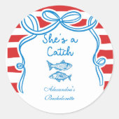 She's A Catch バチェラー ラウンドシール (正面)