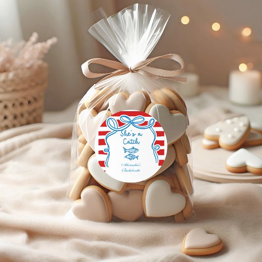 She's A Catch Bachelorette ラウンドシール