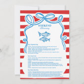 She's A Catch Bachelorette Celebration 招待状 (裏面)