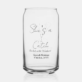 She's a catch champagne bottle bachelorette weeken ガラス缶