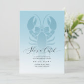 She's a Catch Coastal Lobster Bachelorette Weekend 招待状 (スタンド正面)