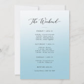 She's a Catch Coastal Lobster Bachelorette Weekend 招待状 (裏面)