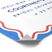 She's A Catch Coastal Lobster Bridal Shower ポスター (角)