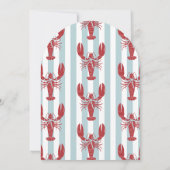 She's a Catch Coastal Lobster Bridal Shower  招待状 (裏面)