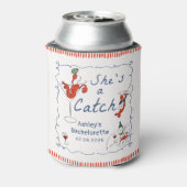 She's A Catch Lobster Bachelorette Can Cooler 缶クーラー (缶裏面)