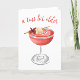 Shes a Tiniビット古いLychee Martini誕生日カード シーズンカード