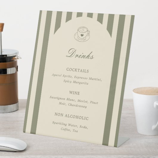 She's A Tini Bit Older Birthday Drinks Menu 台座サイン (インサイチュ)