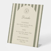 She's A Tini Bit Older Birthday Drinks Menu 台座サイン (正面)