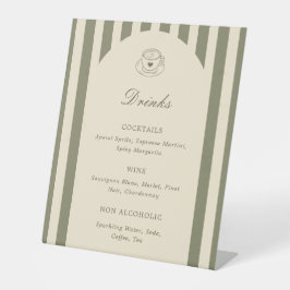 She's A Tini Bit Older Birthday Drinks Menu 台座サイン