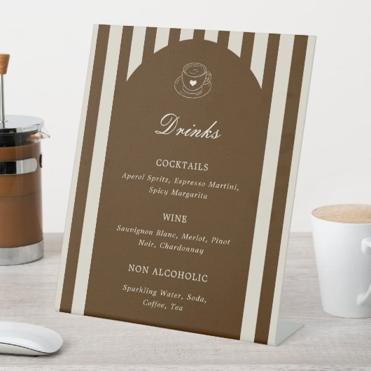 She's A Tini Bit Older Birthday Drinks Menu 台座サイン (インサイチュ)