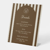 She's A Tini Bit Older Birthday Drinks Menu 台座サイン (正面)