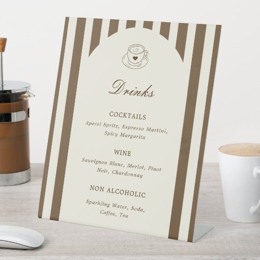 She's A Tini Bit Older Birthday Drinks Menu 台座サイン (インサイチュ)