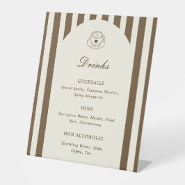 She's A Tini Bit Older Birthday Drinks Menu 台座サイン