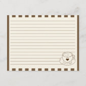 She's A Tini Bit Older Coffee Cake Birthday Recipe エンクロージャーカード (裏面)