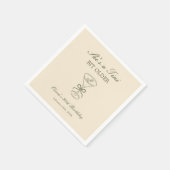 She's A Tini Bit Older Coffee Martini Birthday スタンダードカクテルナプキン (角)