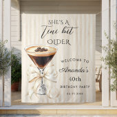 She's a Tini Bit Older Espresso Martini Backdrop タペストリー