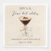 She's a Tini Bit Older Espresso Martini Birthday (正面)