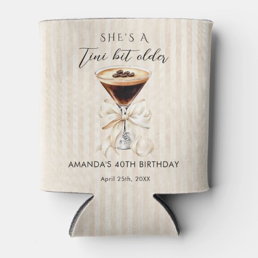 She's a Tini Bit older Espresso Martini Cooler 缶クーラー (正面)